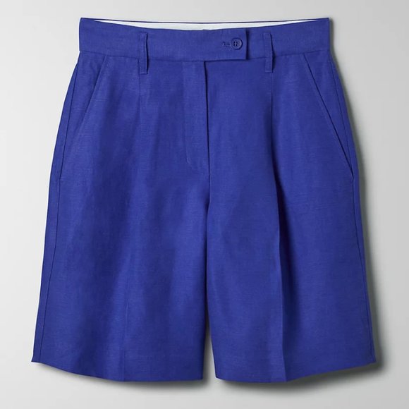 NWT Wilfred The Effortless Linen 7" Short - Blue - Picture 2 of 8